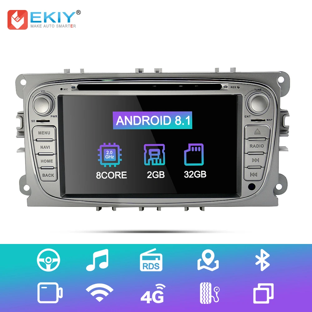 Flash Deal EKIY 2 Din Android 8.1 Car Multimedia Player for Ford Focus Mondeo S-MAX C-MAX Galaxy Stereo Autoradio DVD TDA7851 WiFi DSP IPS 1 Flash Deal EKIY 2 Din Android 8.1 Car Multimedia Player for Ford Focus Mondeo S-MAX C-MAX Galaxy Stereo Autoradio DVD TDA7851 WiFi DSP IPS 1
