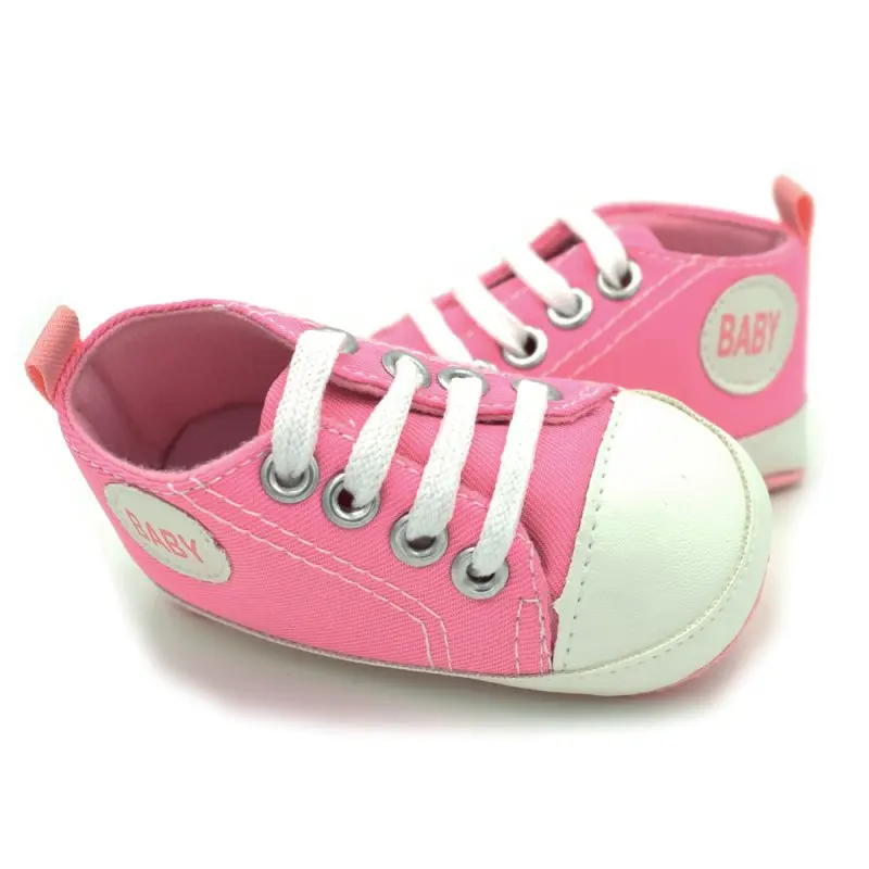 Новинка; классические парусиновые спортивные кроссовки для мальчиков и девочек; обувь для малышей; нескользящая Мягкая подошва