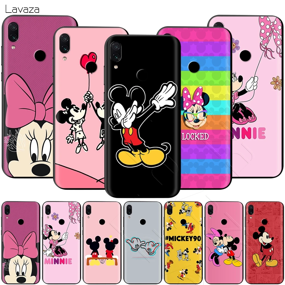 

Lavaza Kissing Mickey Minnie Mouse Case for Xiaomi Redmi Note 8 Pro MI MAX 3 6 8 9 SE A1 A2 Lite Plus Pocophone F1