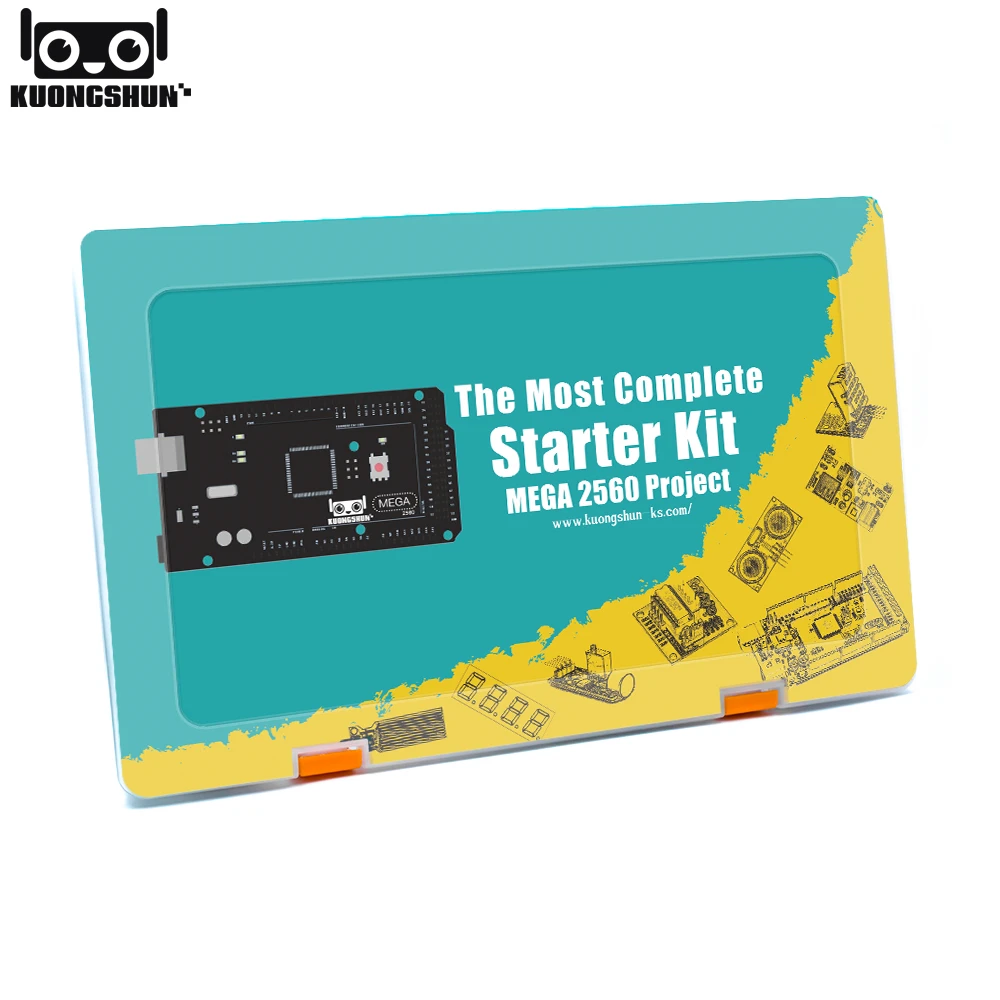 

KUONGSHUN Mega 2560 Project Most Complete Ultimate Starter Kit /TUTORIAL for Arduino UNO Nano