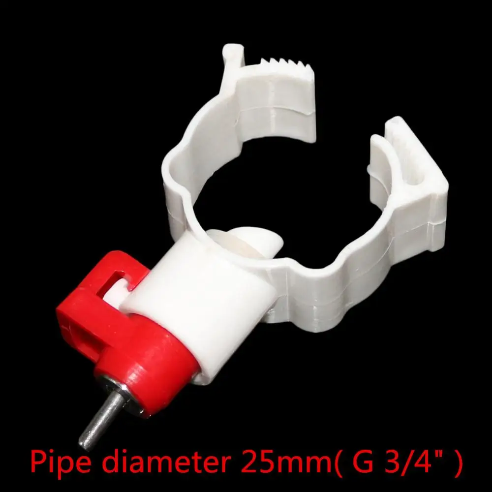 Bayonet Nipple drinker for 1/2 Inch, 3/4 Inch Pipe Poultry Supplies Farm Chicken coop Waterer Feeding nipples 30 Pcs
