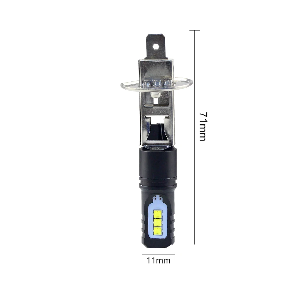 DXZ 1X светильник h1 12 В для авто светодиодный противотуманный фонарь дневные ходовые огни 2525 SMD Canbus Белый Внешний поворот парковка вождение