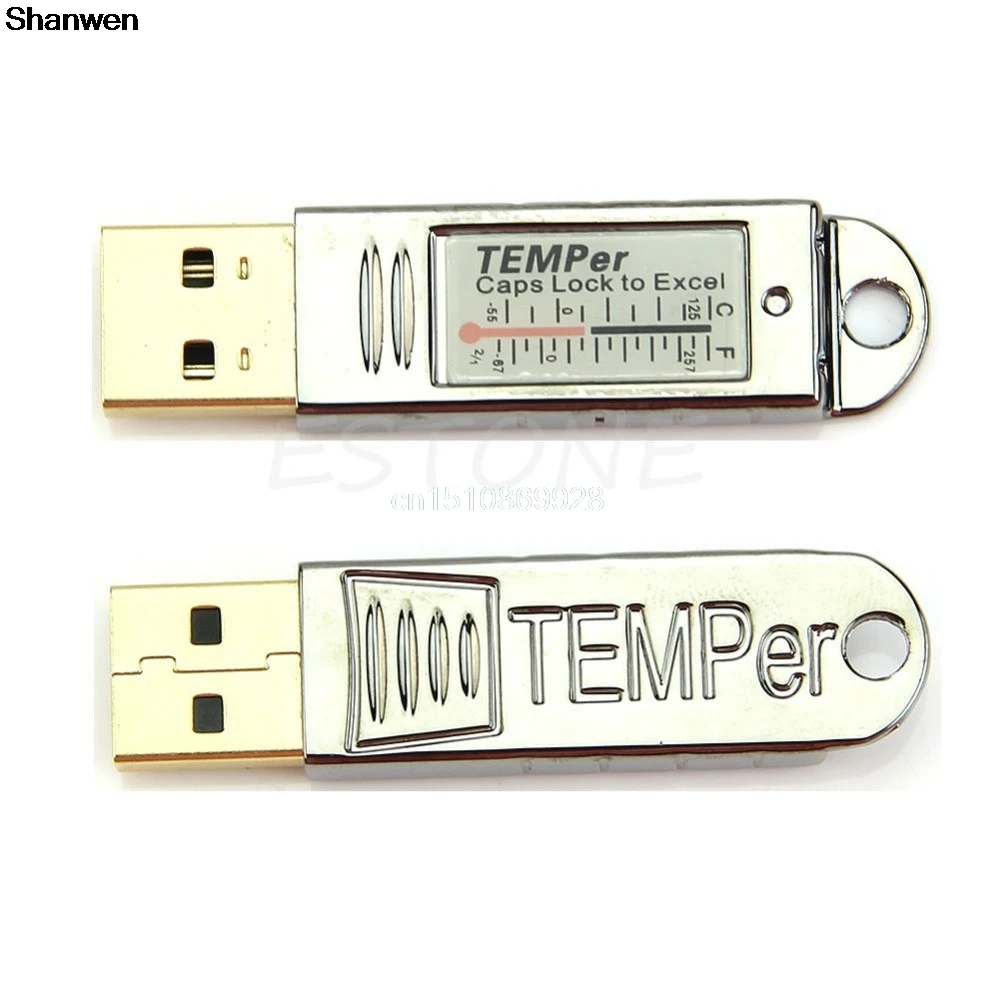 

USB Sensor Thermometer Temperature Measurement Control Alarm Data Logger Tester