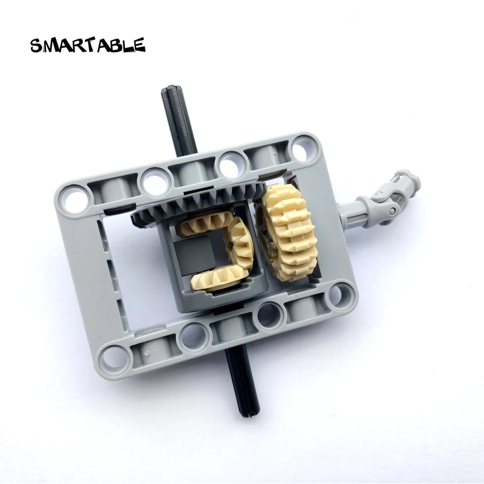 Smartable MOC Technic набор дифференциалов с рамкой строительные блоки детали шасси для