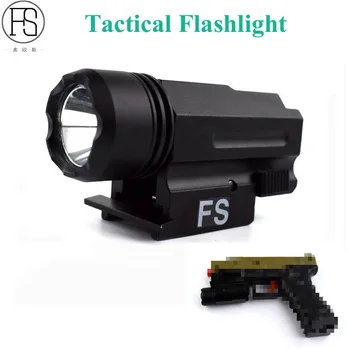 

Good Quality 600Lm Tactical LED Flashlight Rifle Pistol Gun Aluminum Light For Hunting Shooting Airsoft Flashlight 20mm Rail