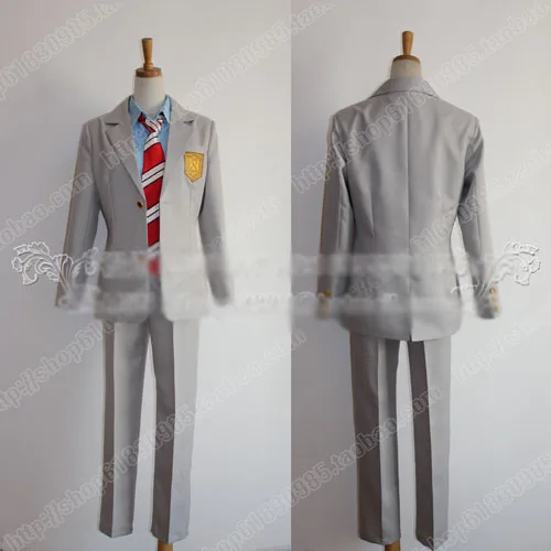 

Your Lie in April Arima Kousei Cosplay Costume Outfit Halloween Uniform Coat+Shirt+Pants+Tie