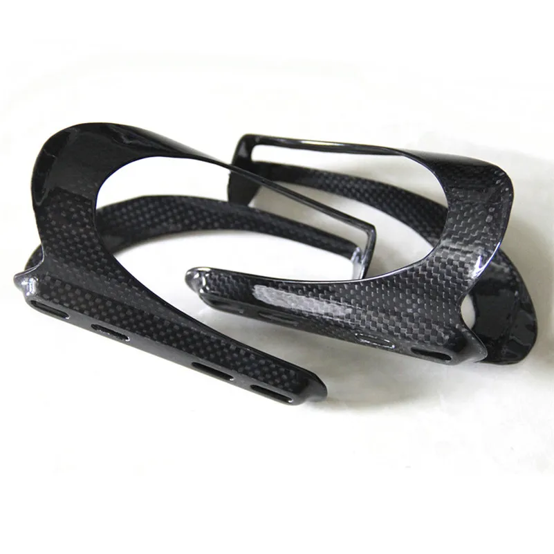 

Hot Sales Bicycle Bottle Holder Carbon Fiber Bicycle Water Bottle Cage 3K Glossy Black For Mountain / Road Bike Ultra-Light 27g