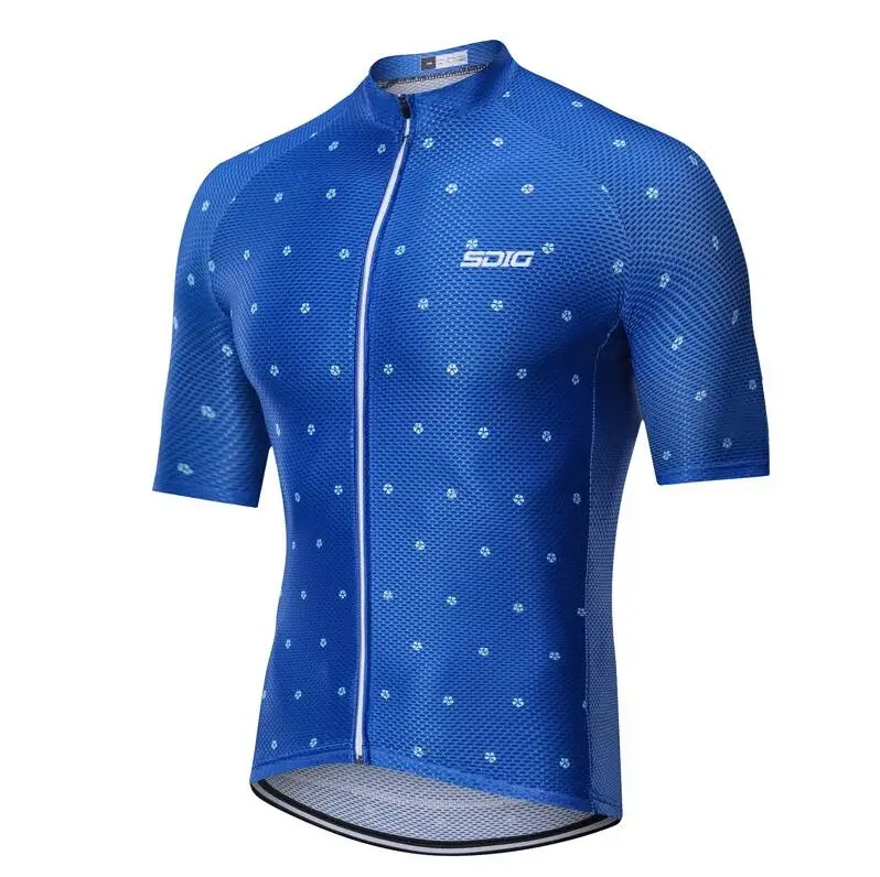 NEW SHORT SLEEVE CYCLING JERSEY ALL OPEN CELL MESH FABRIC Flatlock sewing with Iltay miti power band accept custom - Цвет: picture color