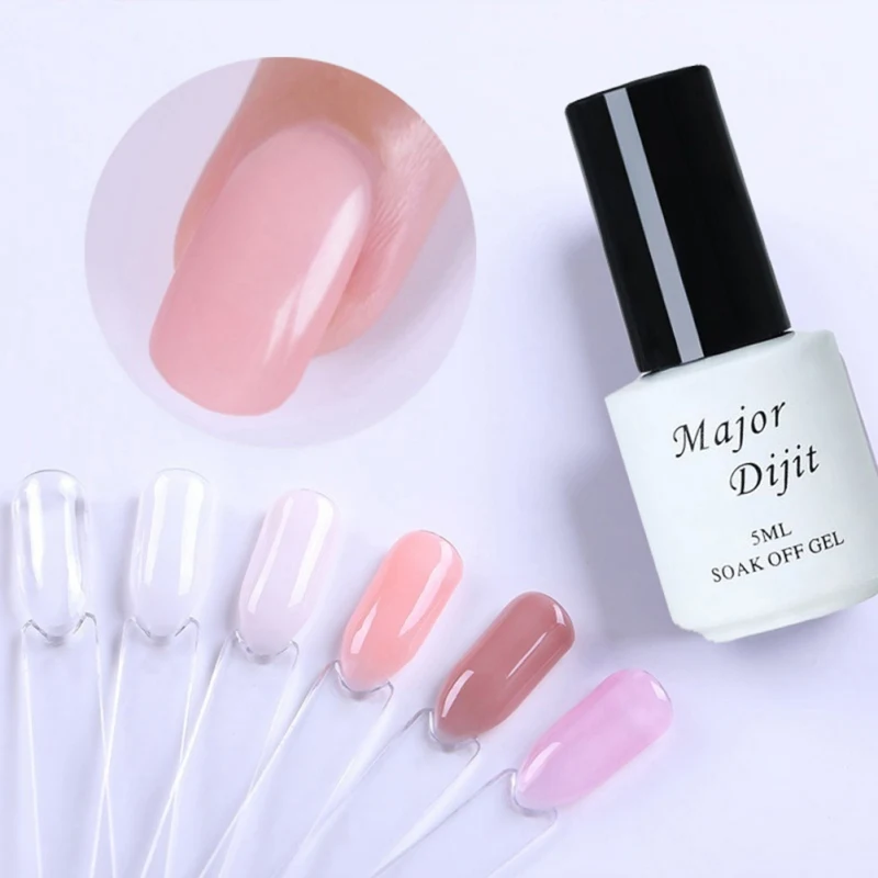 Gel Nail Polish Quick Drying Long Lasting Effect Bright Color Nail Art