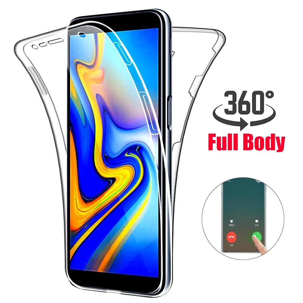 

360 Degree Case for Samsung Galaxy A10 A30 A40 A50 A7 A6 2018 A8 J4 J6 Plus J8 S8 S9 S7 Soft Cover M10 M20 S6 Cases S8 s9 plus