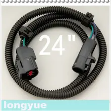 Longyue 2 шт. кислорода O2 Сенсор 2" расширение проводов ж/э Вилки 86-09 Мустанг 60 см провода