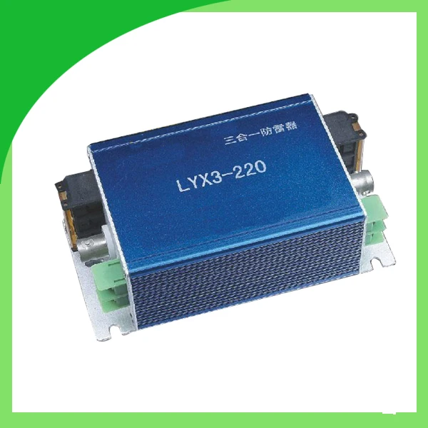 

Lyx3-220 Three in One CCTV Telephone Line Protection Signal Surge Protective Device