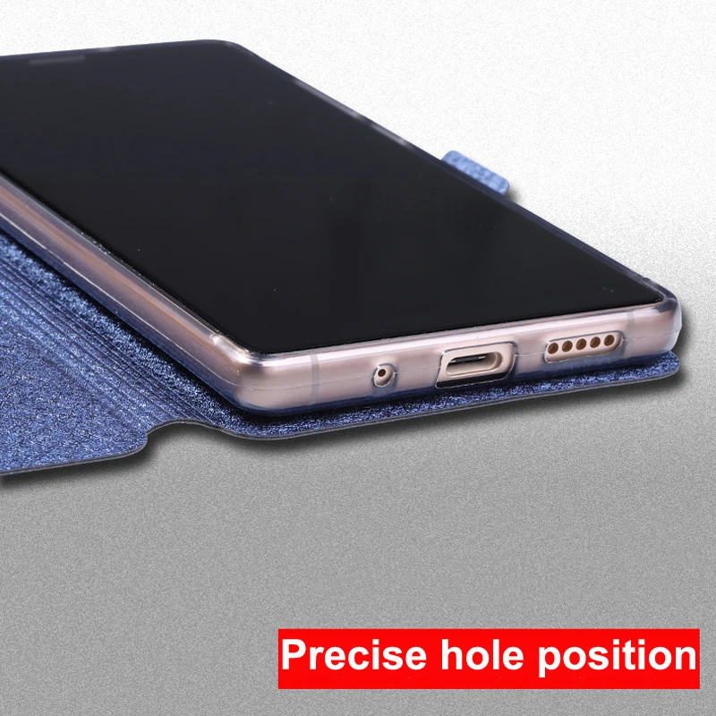 Чехол с открытым окном для ZTE Nubia Z17S чехол NX595J из искусственной кожи откидная