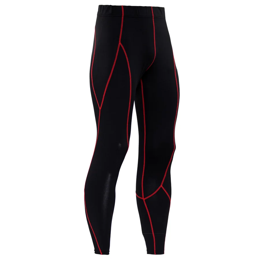 Red line long pants men sport wear (2)
