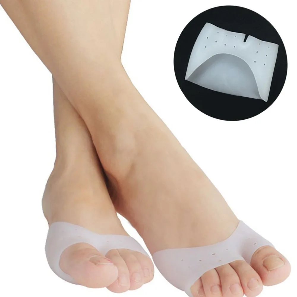 

1 Pair Silicone Gel Foot Fingers Toe Separator Feet Care Tools Bunion Splint Straightener New Corrector Hallux Valgus Massager