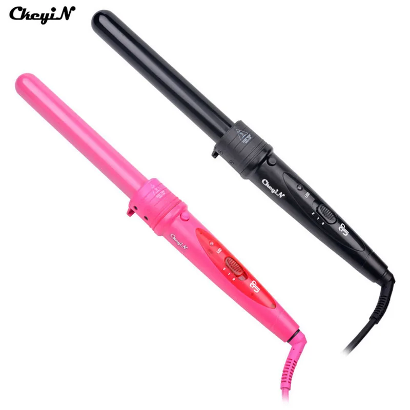 Hot 3 Part Hair Curling Iron Machine 3P Ceramic Hair Curler Set 3 Sizes