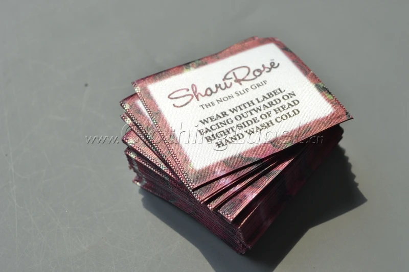 Custom printed labels for clothing, brand name tagin Garment Labels