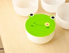 

1PC Mini Portable Microwavable Round Lunch Boxes for Kids Picnic Bento Food Container Storage OK 0341
