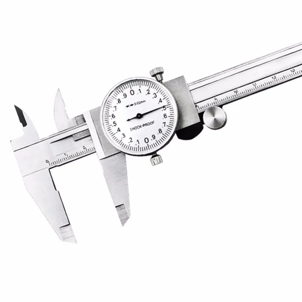 1 Pc Stainless Steel Dial Calipers 0 150mm 6 Inch High Quality