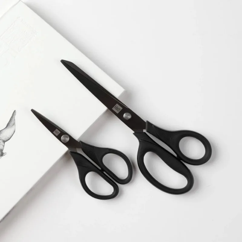 In stock Xiaomi Black Sets Sewing Thread Antirust Pruning Scissor huohou Titanium-plated Scissors Leaves Trimmer Non-slip Tool