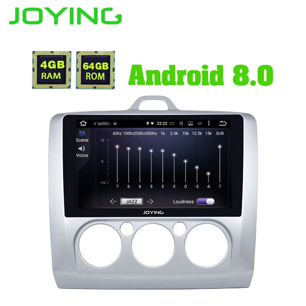 

9"JOYING Head Unit 4GB +64GB Android Car Radio Stereo GPS Navigation For Ford Focus 2005-2012 Multimedia Player Support Carplay