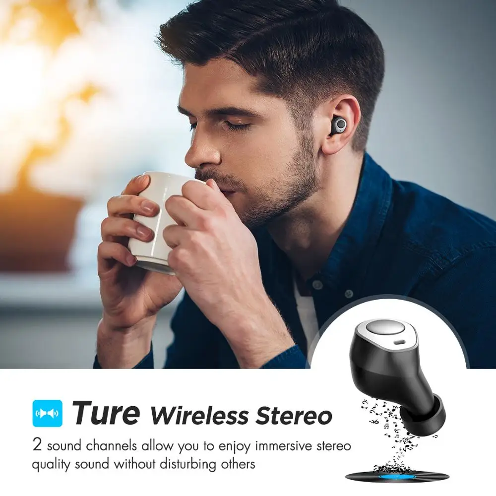 Mpow T3 TWS Bluetooth 5 0 беспроводные наушники 24H время воспроизведения гарнитура с