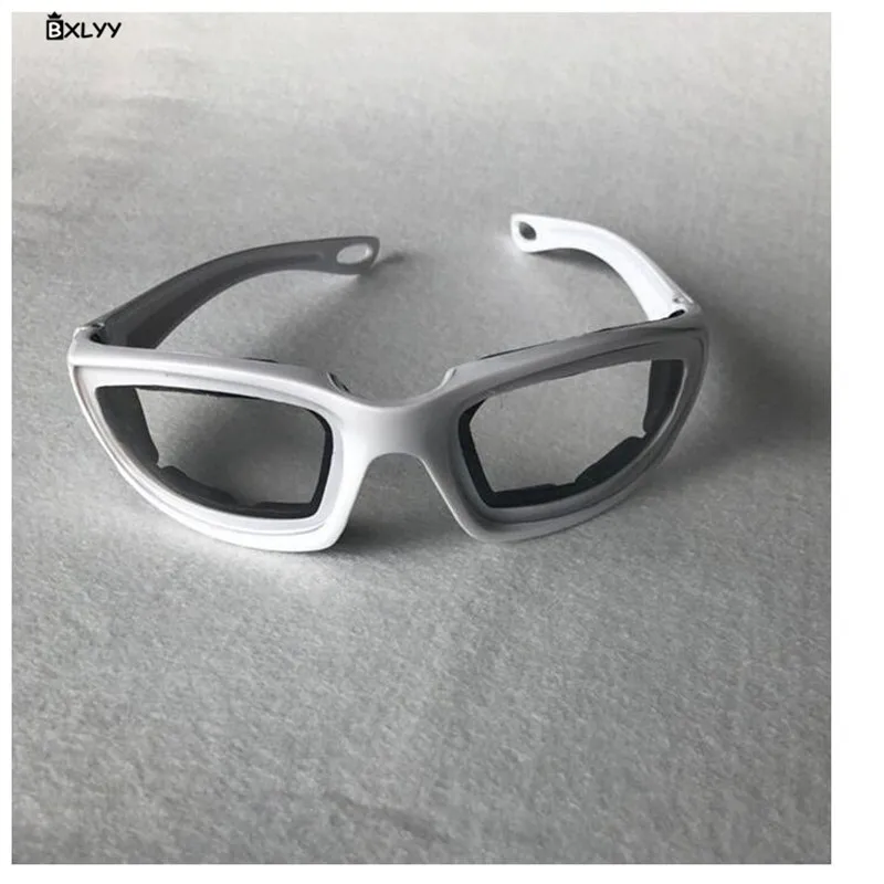 BXLYY 4 цвета кухонные защитные луковые специальные очки Антибликовая губка антистрессовые спортивные очки для лука кухонные очки Gadgets.7z - Цвет: Белый
