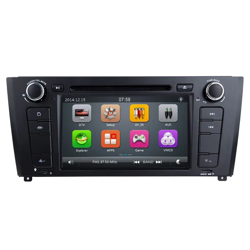 Best Josmile 2 Din Car DVD Player AutoRadio For BMW E87 1 Series 1 E88 E82 E81 I20 Navigation Multimedia Screen System GPS DAB+CD 3G 1