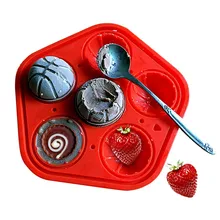 DIY Силиконовый поднос для льда 1 шт. баскетбольная гелевая ледяная решетка сделать форму для выпечки льда 6 Сетка с крышкой высокое качество Dec20#30