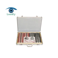 JSC-266 громкий бренд 266 шт пробный набор линз с металлическими ободками