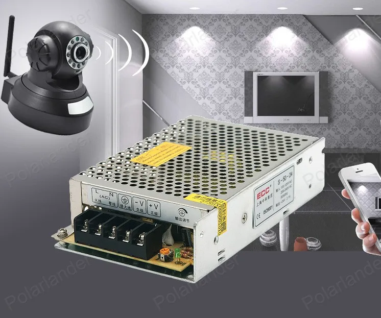 Импульсный источник питания В 24 V 2A 48 Вт для светодиодной ленты