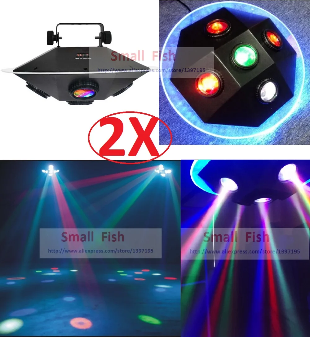2 шт./партия Бесплатная доставка 2019 UFO Светодиодная лампа для сценических