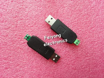 

HOT SALE! 100pcs/lot USB to RS485 485 Converter Adapter Support Win7 XP Vista Linux Mac OS WinCE5.0 MODU