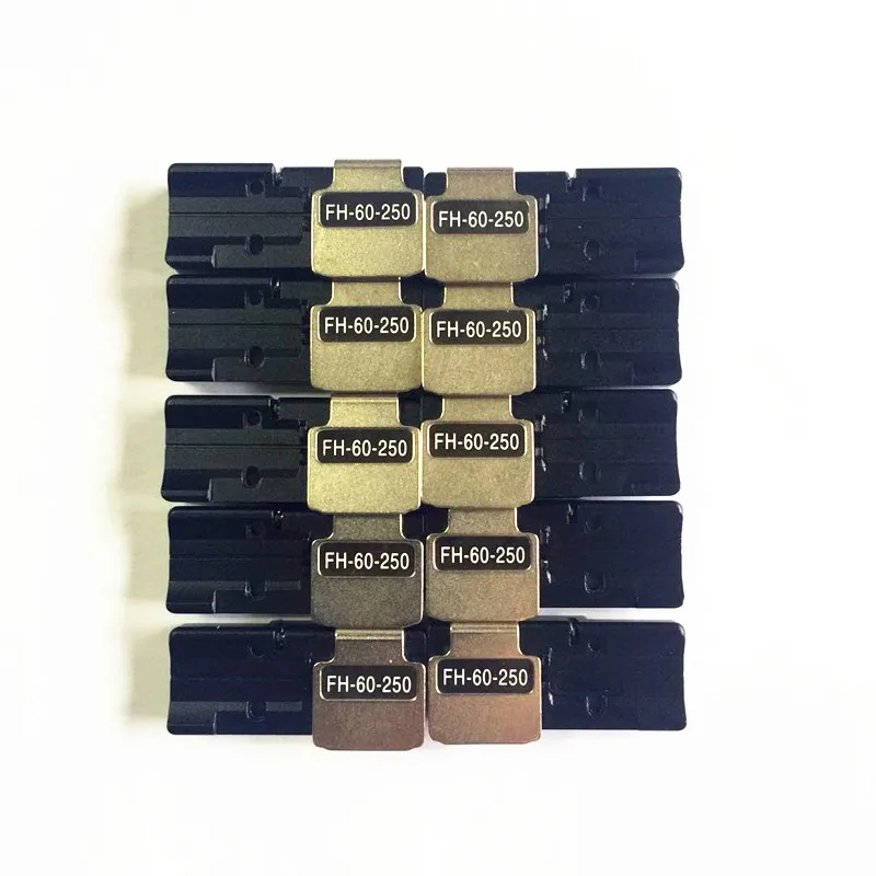 

5 pairs /lot Fujikura fiber fusion splicer single core fiber holder FH-60-250 for FSM-60R FSM-70R FSM-12S FSM-22S FSM-70S FSM-80