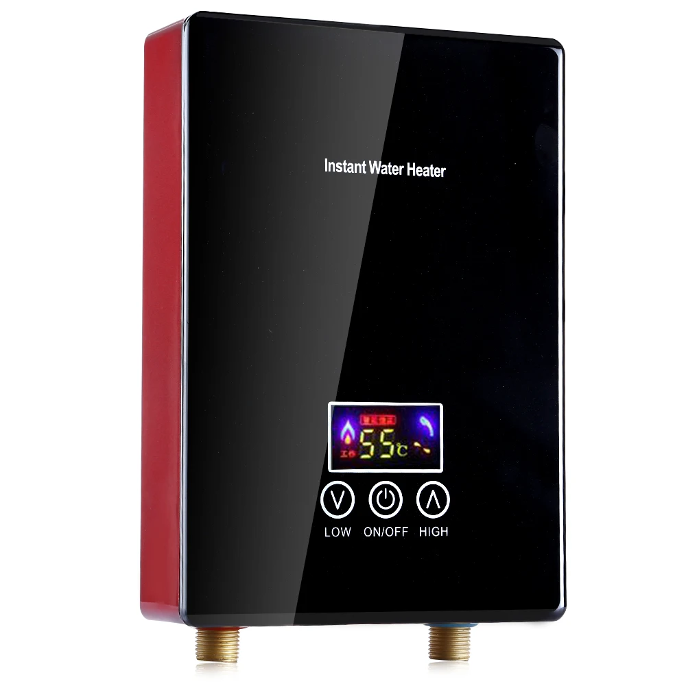 

6500W Household Smart Frequency Conversion Thermostat Overheating Protection Bathroom Kitchen Instant Electric Water Heater