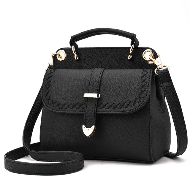 New Fashion Women Small Rivet Doctor Bag Solid Color Casual Tote Handbags Las Shoulder Messenger Crossbody Bags Hot In From