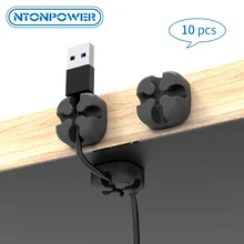 Ntonpower CMS 10 шт. Мягкие силиконовые Устройства для сматывания шнуров Desktop Провода организатор Наушники Держатель кабеля Клип Мышь шнур протектор Управление Ntonpower CMS 10 шт. Мягкие силиконовые Устройства для сматывания шнуров Desktop Провода организатор Наушники Держатель кабеля Клип Мышь шнур протектор Управление