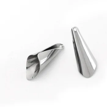 

LOULEUR 10pcs/lot 11x28mm Stainless Steel Metal Stamping Blanks Charms for Dangle Earrings Diy Jewelry Making Findings