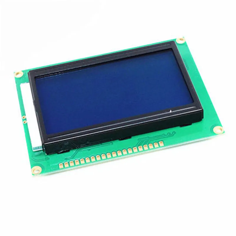 

128*64 DOTS LCD module 5V blue screen 12864 LCD with backlight ST7920 Parallel port LCD12864