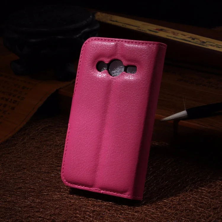 Luxury Wallet PU Leather Cover Case For Samsung Galaxy Ace 4 LTE G313 G313H Ace4 Neo G318H Flip Protective Phone Back Cover Bag (22)