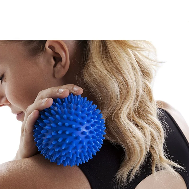7.5 CM PVC Yoga Balls Footful Spiky Massage Thorn Acupressure Ball Trigger Point Sport Fitness Hand Foot Pain Relief