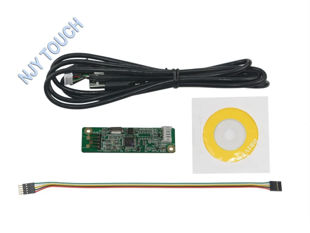 Бесплатная доставка 5 Провода резистивный Сенсорный экран Панель usb драйвер контроллера комплект карт импорт чип