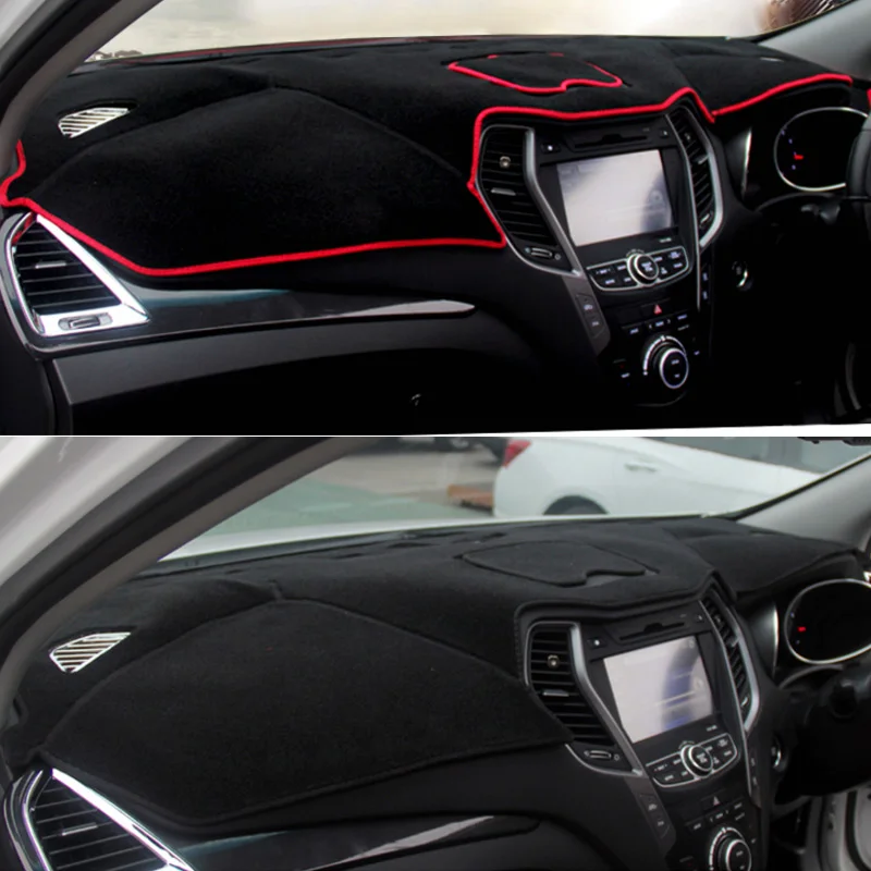 Для Hyundai Santafe IX45 2013 2018 коврик для приборной панели с правым приводом Защитная