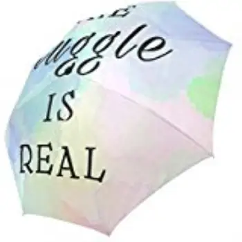 

Quotes The Snuggle Is Real Custom Foldable Sun Rain Travel Umbrella 100% Fabric Aluminium High-Quality Foldable Umbrella