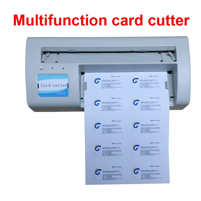 Резак для карт все автоматические ПВХ резак для визитных карточек ID Бизнес Criedit бумажные карты с высоким качеством и скоростью