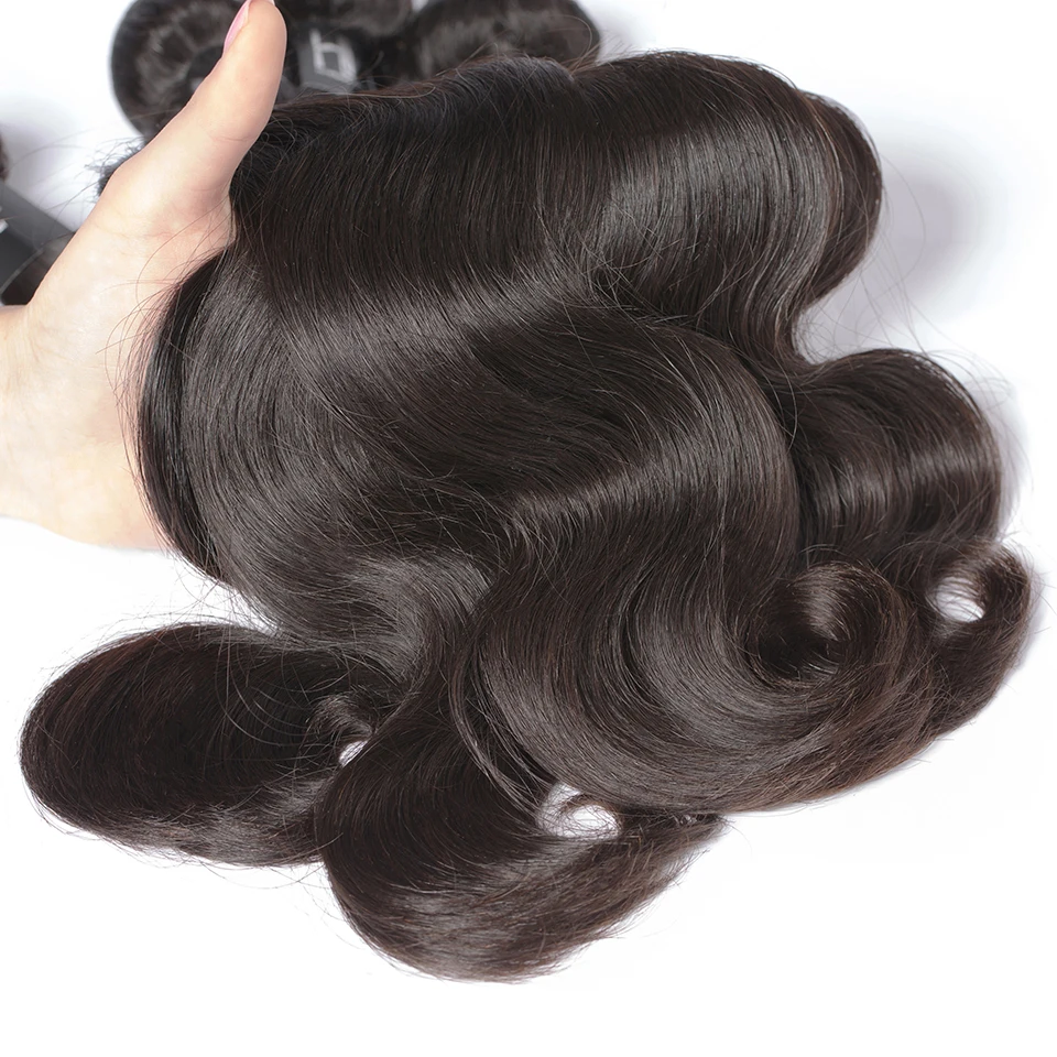 HJ Weave beauty индийские 8A девственные волосы объемная волна 3 пучка натуральные