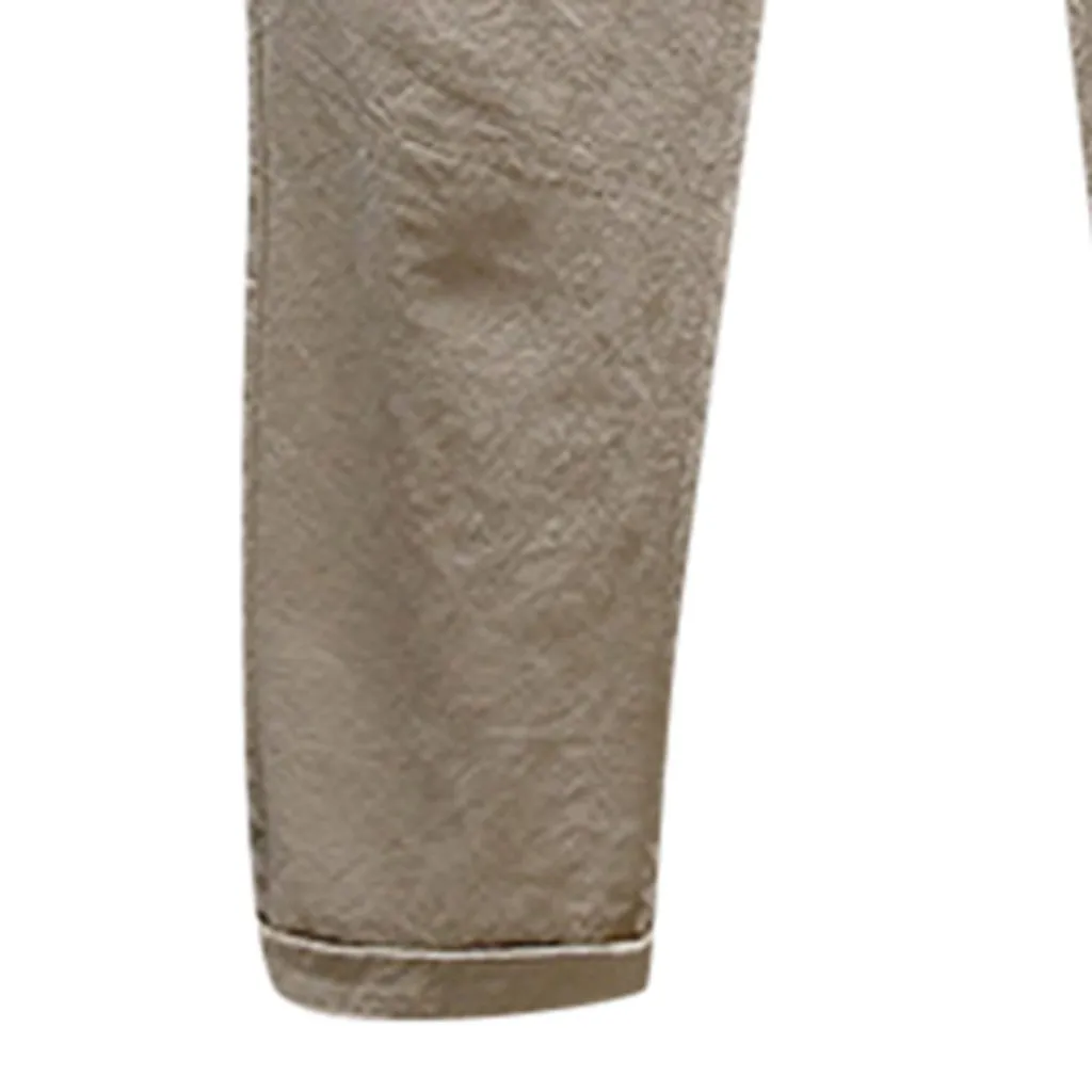 Мужские льняные штаны Новые летние свободные хлопковые и конопляные штаны модные повседневные брюки 5XL Высокое качество продаж мужские s брюки