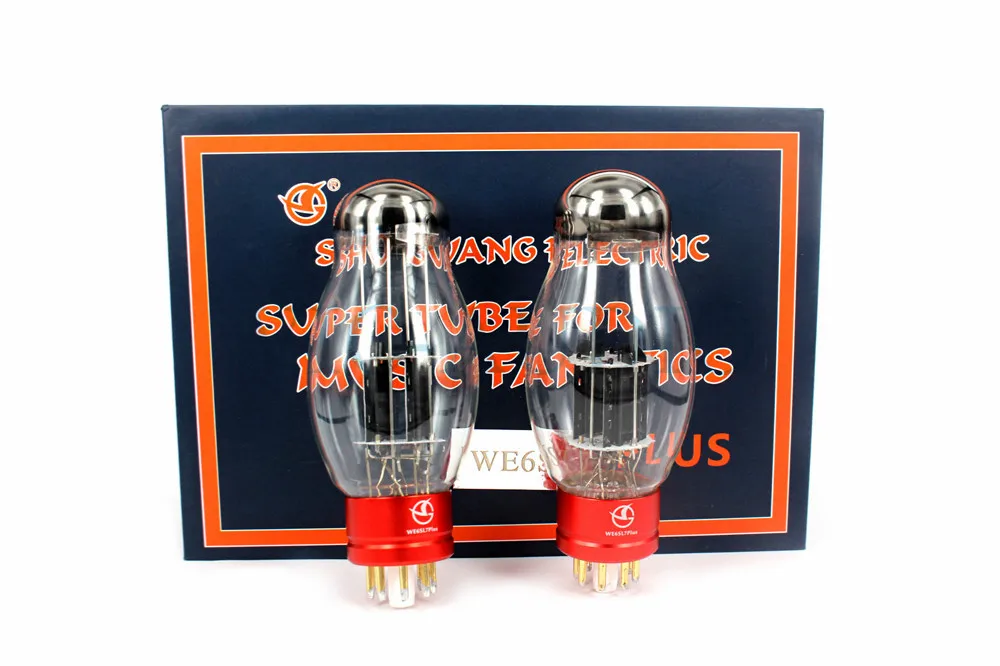2 шт. новая вакуумная трубка SHUGUANG WE6SL7 PLUS Сменная 6SL7 6N9P 6H9C 5691 электронная