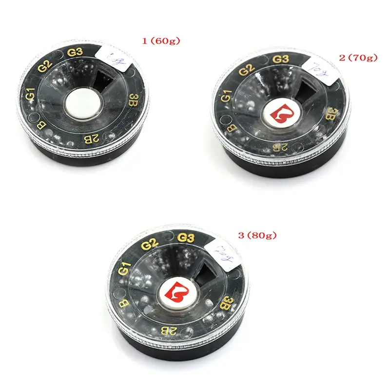 

Fishing Weight Fishing Sinker Split Lead Shot Sinker Round Split Shot Dispenser Fishing Tackle Tools 60/70/80g/box