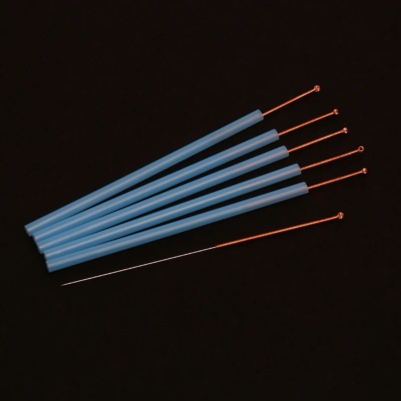 

Disposable sterile acupuncture needle copper handle acupuncture needle single retainer if order 10 box,best.